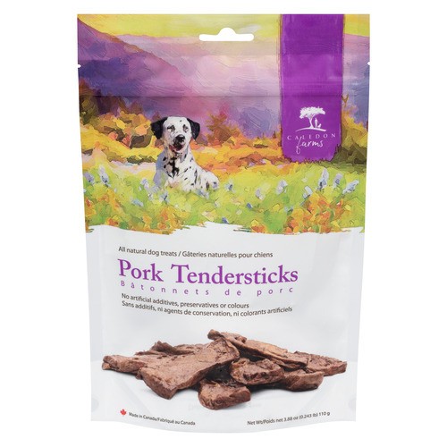 Caledon Farms Dog Treats Pork Tendersticks 110 g