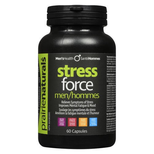 Prairie Naturals Stress Force Man Vitamins 60 Capsules