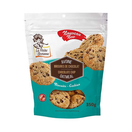 La Petite Bretonne Cookies Chocolate Chip Oatmeal 350 g