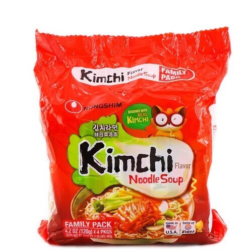 Nongshim Noodle Soup Multipack Kimchi 4 x 120 g