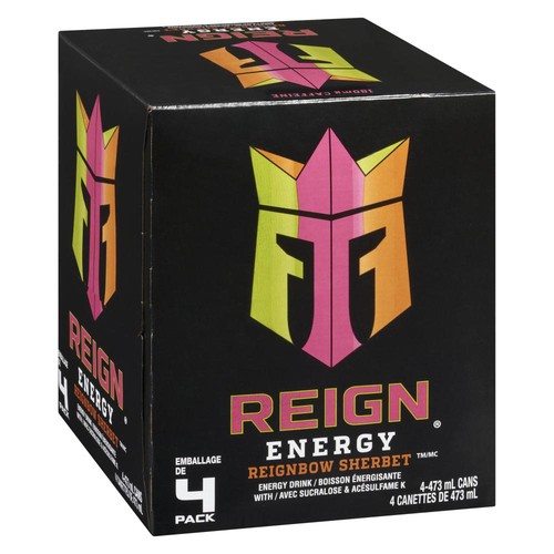 Reign Energy Drink Reignbow Sherbet 4 x 473 ml (cans)