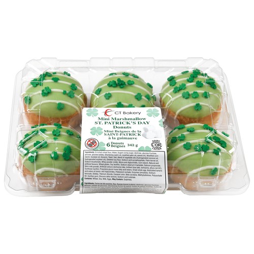 CT Bakery Mini Donuts Marshmallow 6 Pack 342 g (frozen)