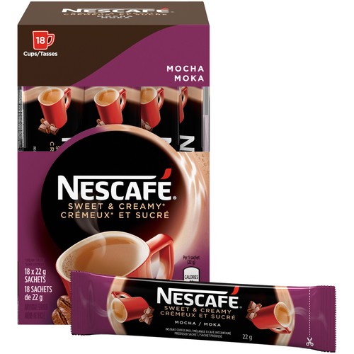 Nescafé Instant Coffee Mix Sweet & Creamy Mocha 18 x 22 g