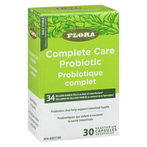 Flora Complete Care Probiotic Vegetarian Capsules 30 Count