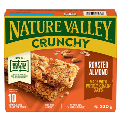 Nature Valley Granola Bars Crunchy Roasted Almond 10 x 23 g