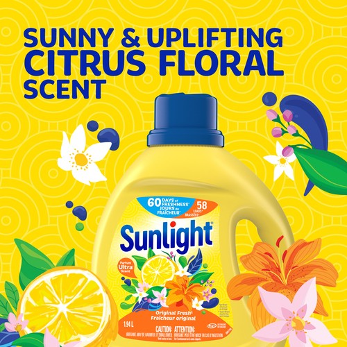 Sunlight Liquid Laundry Detergent Original Fresh 1.94 L
