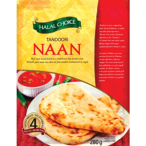 Halal Choice Naan Tandoori 280 g (frozen)