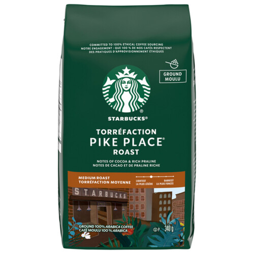 Starbucks Ground Coffee Pike Place Roast 340 g