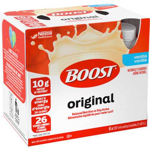 Boost Original Meal Replacement Vanilla 6 x 237 ml