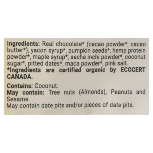 Mid-Day Squares Organic Superfood Fudge Yah Raw 66 g