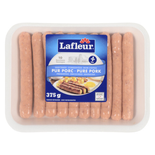 Lafleur Sausage Pure Pork 375 g