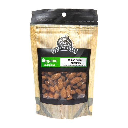 Farm Boy Organic California Raw Almonds 175 g