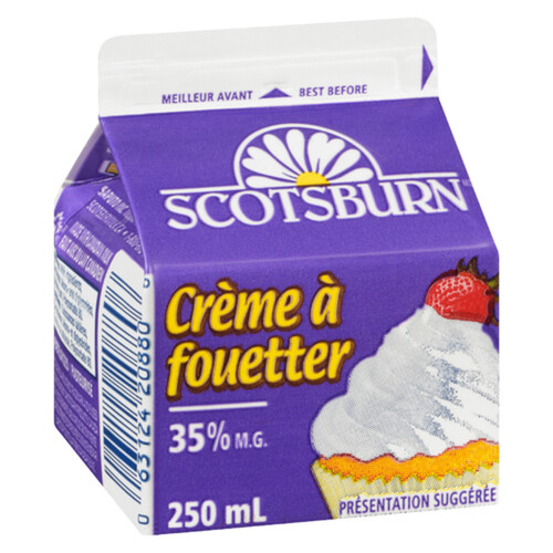 Scotsburn 35% Whipping Cream Carton 250 ml