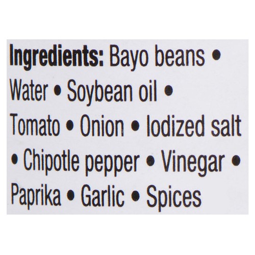 La Morena Canned Refried Bayo Beans With Chipotle And Adobo 440 g