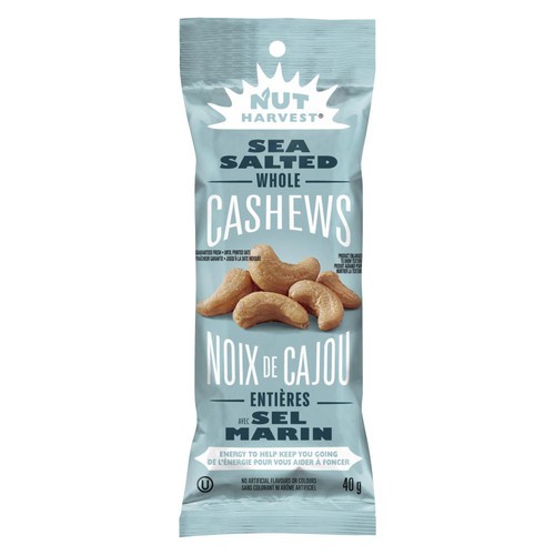 Nut Harvest Whole Cashew Sea Salted 40 g
