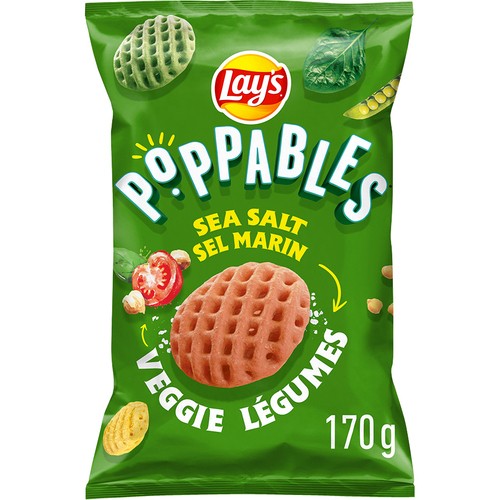 Lay’s Poppables Potato Snack Veggie Sea Salt 170 g