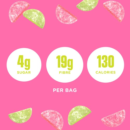 SmartSweets Candy Sourmelon Bites 50 g