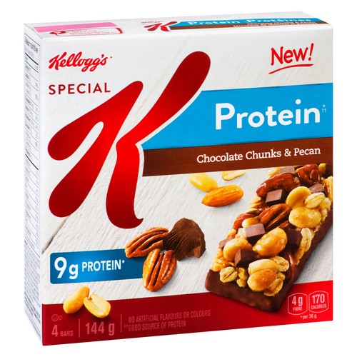 Kellogg's Special K Protein Bars Chocolate Chunk & Pecan 4 x 36 g