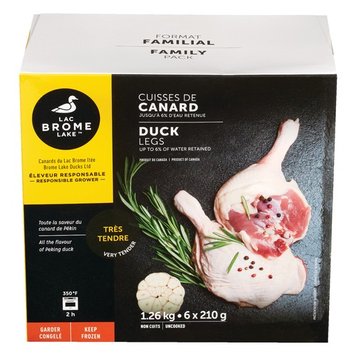 Brome Lake Frozen Duck Legs 1.26 kg