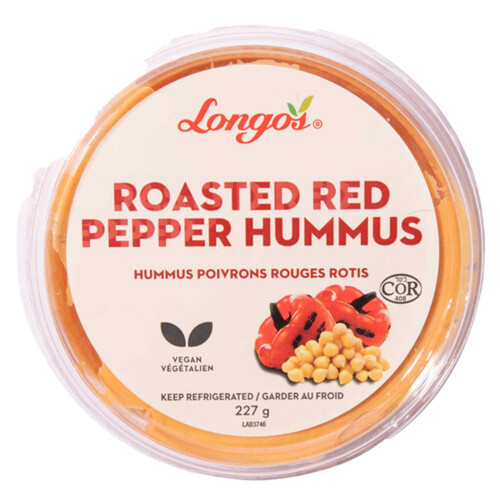 Longo's Hummus Roasted Red Pepper 227 g