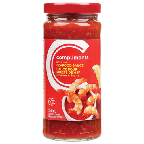 Compliments Seafood Sauce Hot & Spicy 250 ml