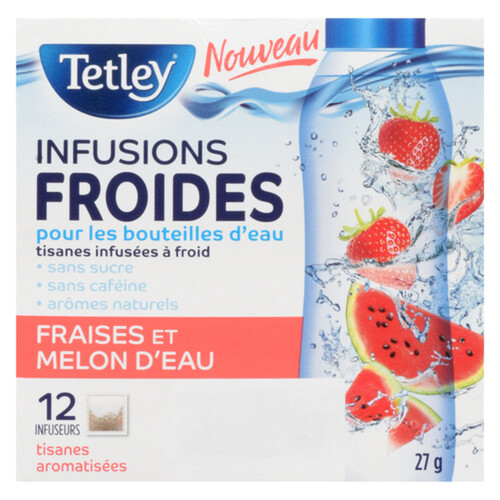 Tetley Cold Infusions Strawberry Watermelon 12 Infusers