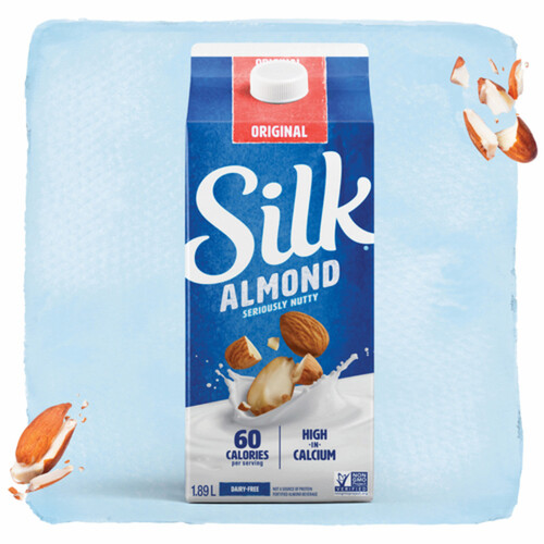 Silk Dairy-Free Almond Beverage Original 1.89 L