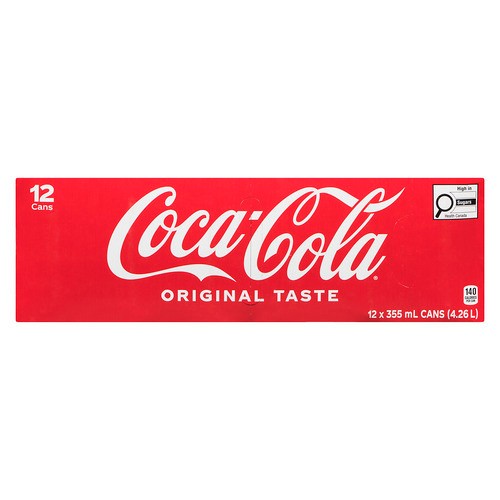 Coca-Cola Soda Fridge Pack 12 x 355 ml (cans)