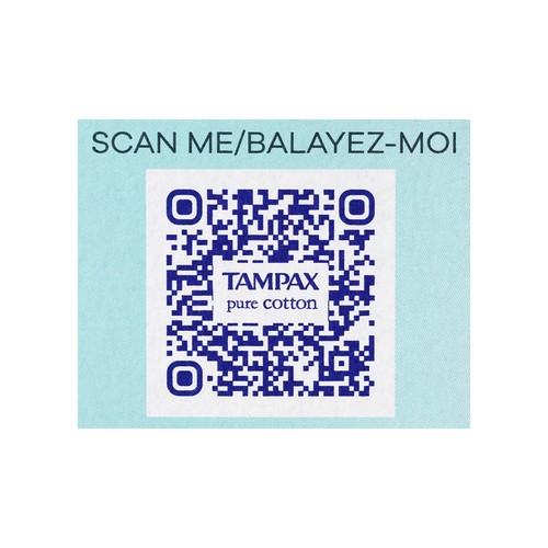 Tampax Pure Cotton Tampons Super 24 Count