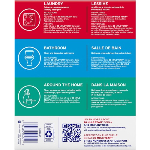 Twenty Mule Team Borax Laundry Boosters & Multi Purpose Cleaner1.84 kg