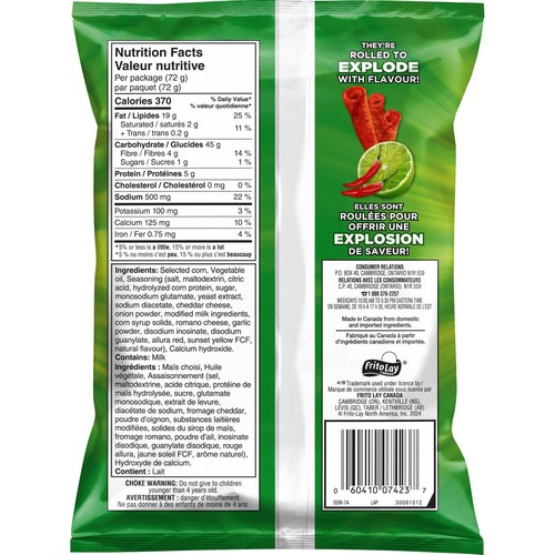 Doritos Dinamita Chips Chili Lime Burn 72 g