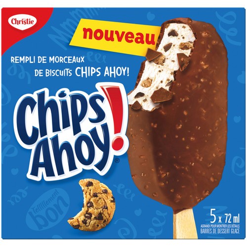 Christie Chips Ahoy Frozen Dessert Bars 5 x 72 ml