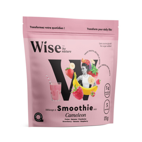 Wise By Nature Smoothie Mix Strawberry Banana Raspberry 175 g