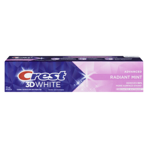 Crest 3D White Toothpaste Advanced Radiant Mint 135 ml