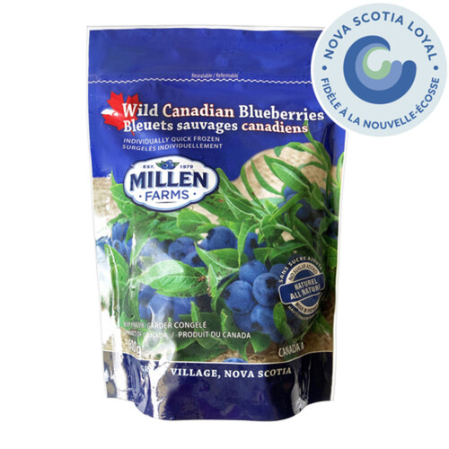 Millen Farms Frozen Wild Blueberries 600 g