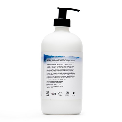 The Unscented Company Body + Hand Lotion Plastic Bottle 500 ml