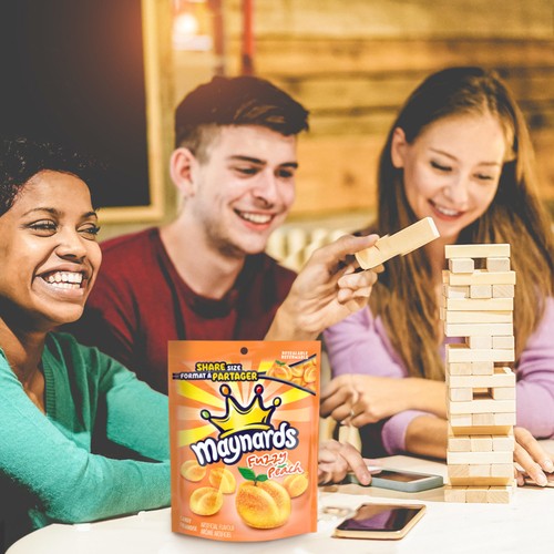 Maynards Treats Fuzzy Peach Soft Peach 308 g