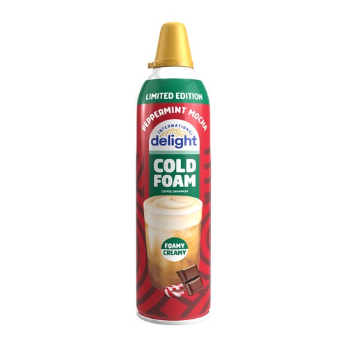 International Delight Cold Foam Coffee Enhancer Limited Edition Peppermint Mocha 369 g
