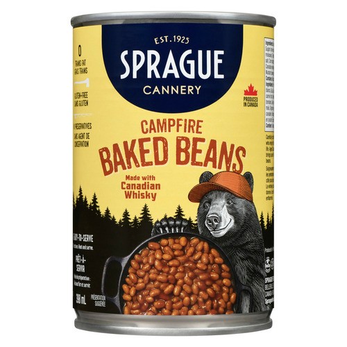 Sprague Canned Baked Beans Campfire 398 ml