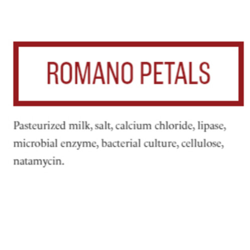 Saputo Petals Shaved Cheese Romano 125 g