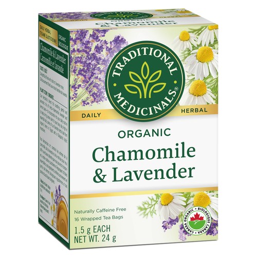Traditional Medicinal Tea Chamomile With Lavender 16 Tea Bags