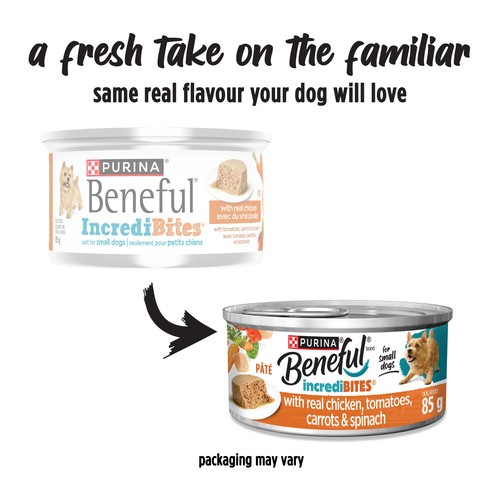 Purina Beneful Incredibites Wet Dog Food Real Chicken Pate 85 g