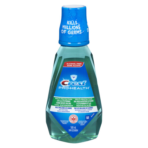 Crest  Alcohol Free Pro Health Mouthwash Wintergreen 500 ml