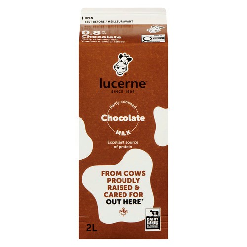 Lucerne 0.8% Partly Skimmed Milk Chocolate 2 L