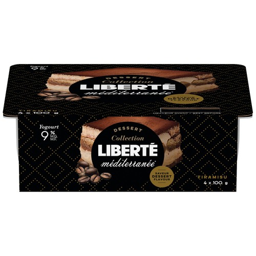 Liberte Mediterranean Yogurt Tiramisu 4 x 100 g