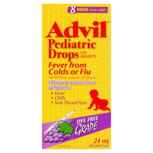 Advil Pediatric Drops Fever From Cold or Flu 24 ml