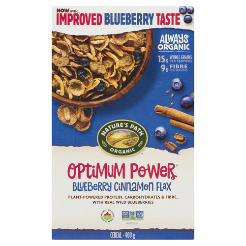 Nature's Path Organic Cereal Blueberry Cinnamon Flax 400 g