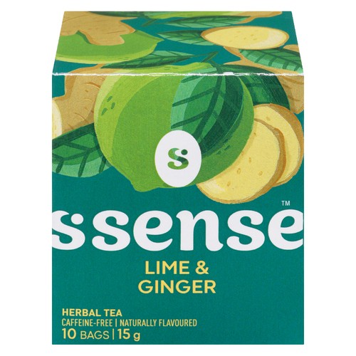 S Sense Tisane Herbal Tea Lime & Ginger 10 EA - Voilà Online