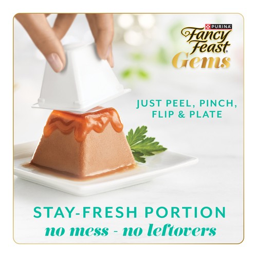 Fancy Feast Gems Wet Cat Food Mousse Paté With Tuna 2 x 57 g