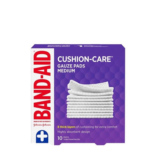 Johnson & Johnson Baid - Aid Gauze Pads Medium 10 EA